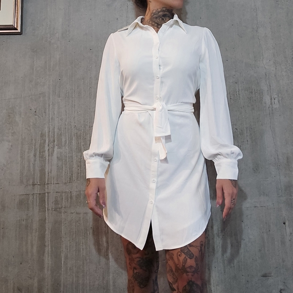 By Egreis elowen dress white size S - Picture 2 of 7